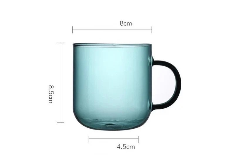 Scandinavian Style Art Glass Mug
