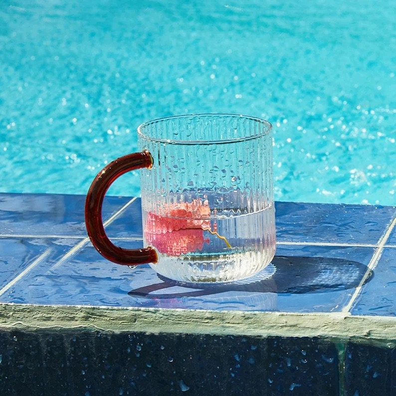 Clear Borosilicate Glass Mug